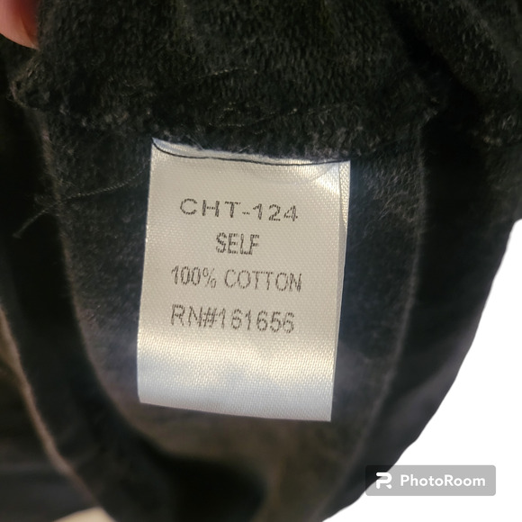 NWOT Sew in Love Women's Large Gray Acid Wash Sleeveless Hooded Shirt - Picture 4 of 5